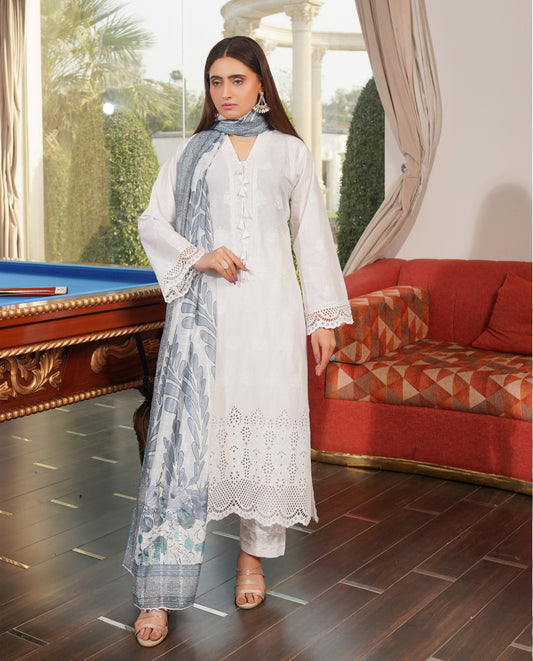 Munira Moon Cotton MSL 05 White