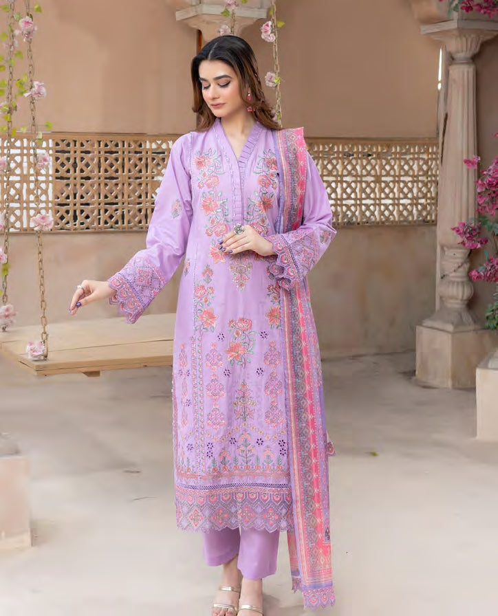 Munira Jheel Cotton MSL 04 Lilac