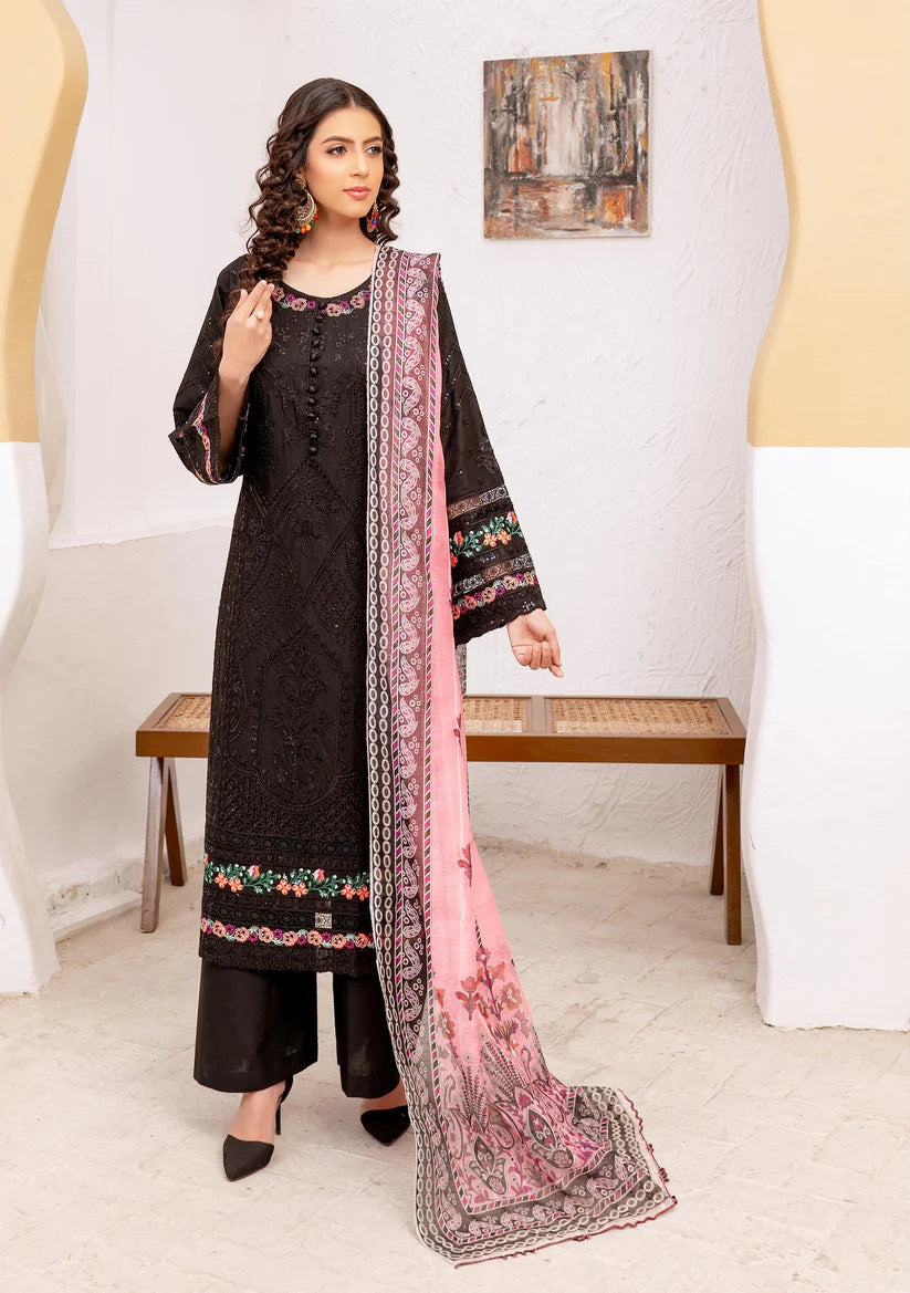 Munira 7 Voguish Cotton MSL 02 Black