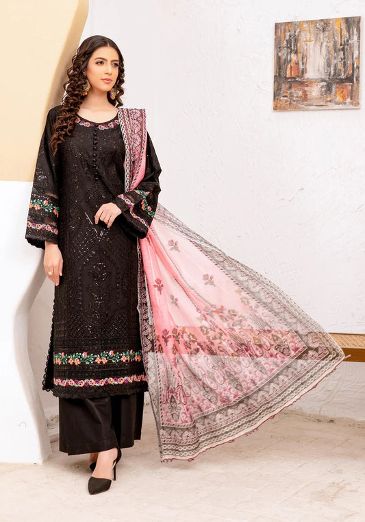 Munira 7 Voguish Cotton MSL 02 Black